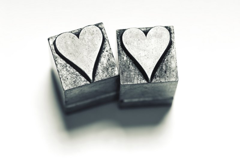 Wedding themed heart stamps for invitations and decor.